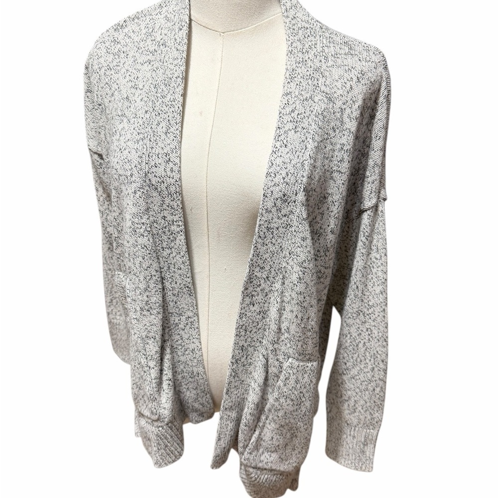 Madewell Women's Speckled Gray Loose fit Cardigan Sz Small